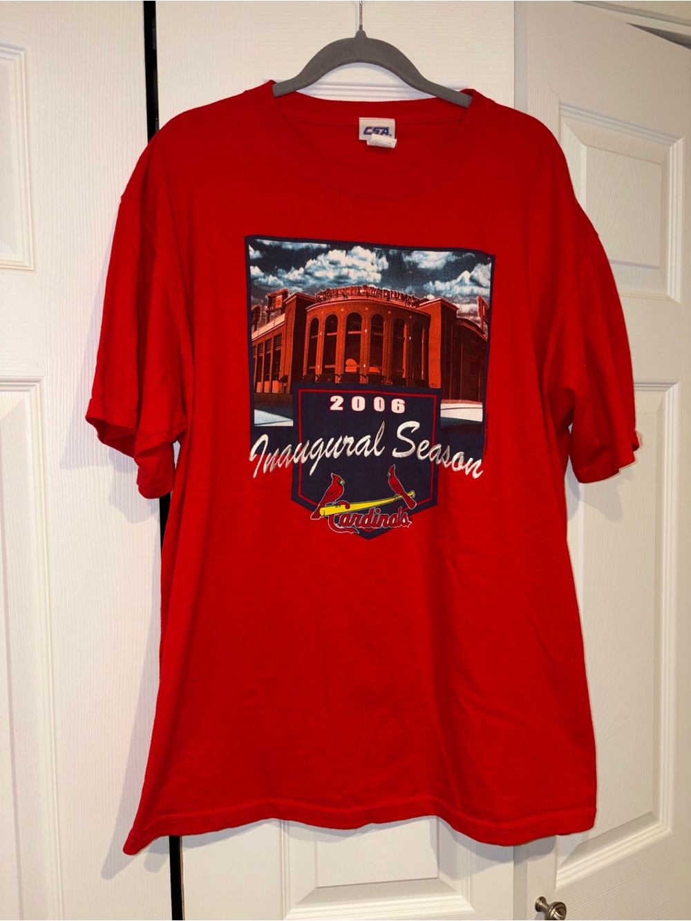 Red St. Louis Cardinals Vintage 2006 Inaugural Season Cardinals Graphic Tee